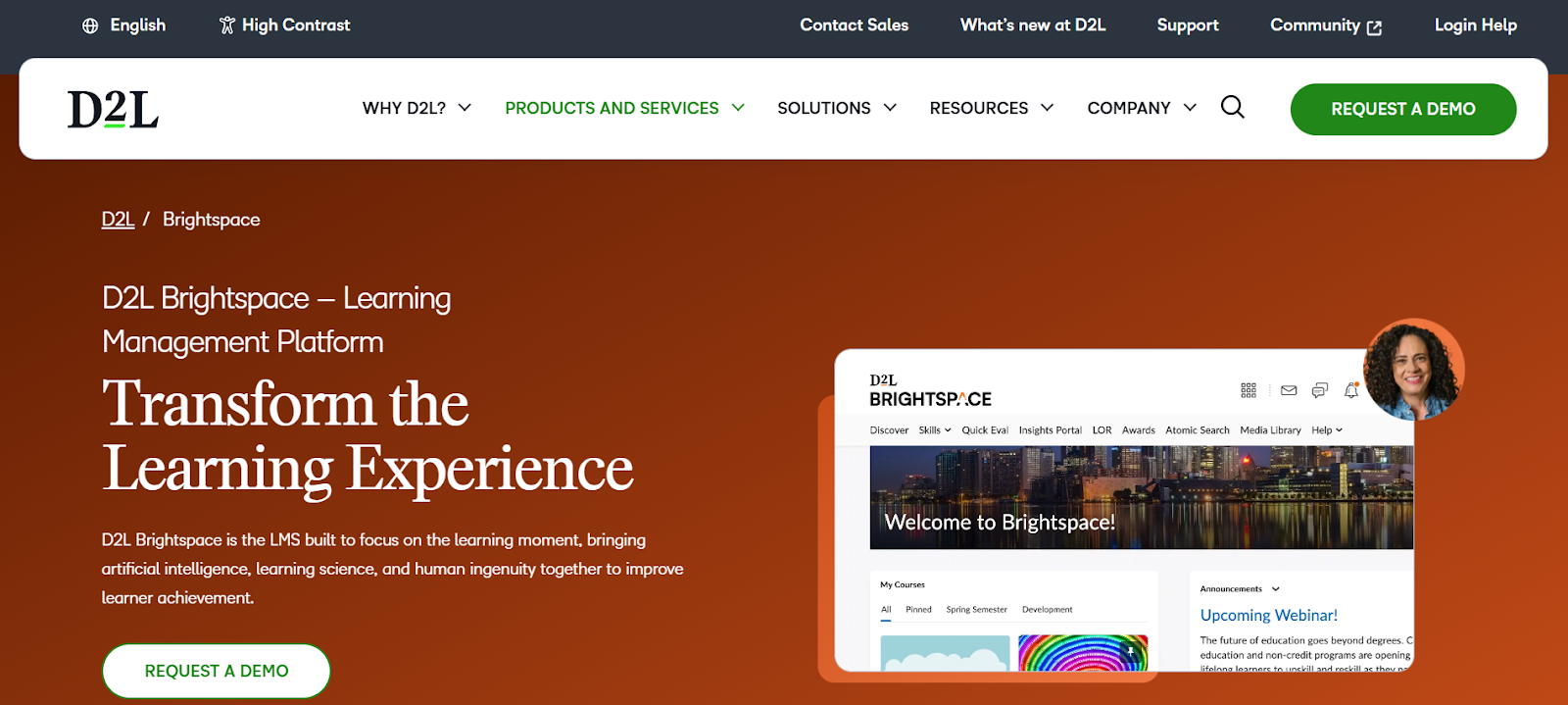 D2L transform the learning experience