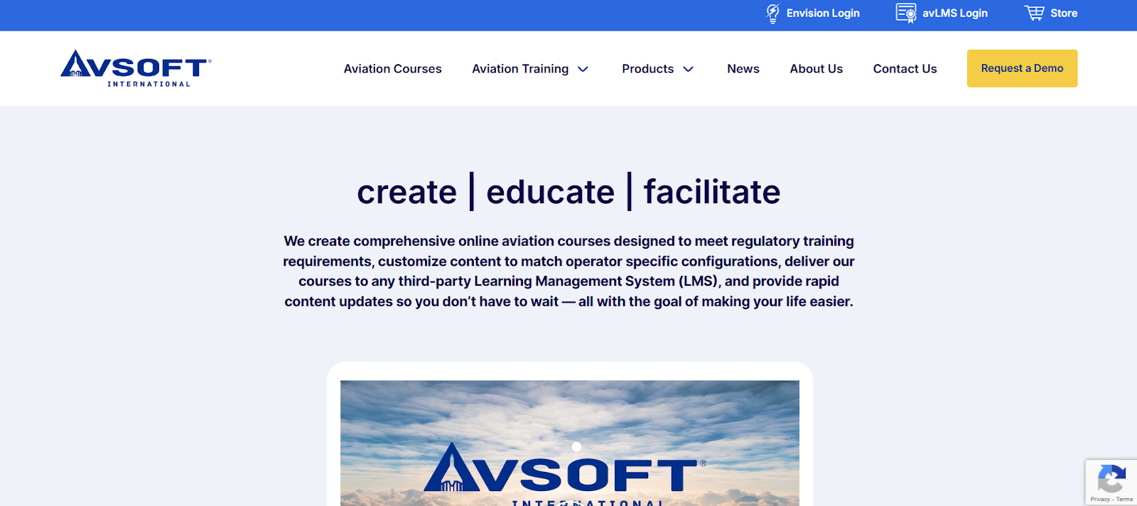 Avsoft LMS is a specialized aviation learning platform developed by Avsoft International