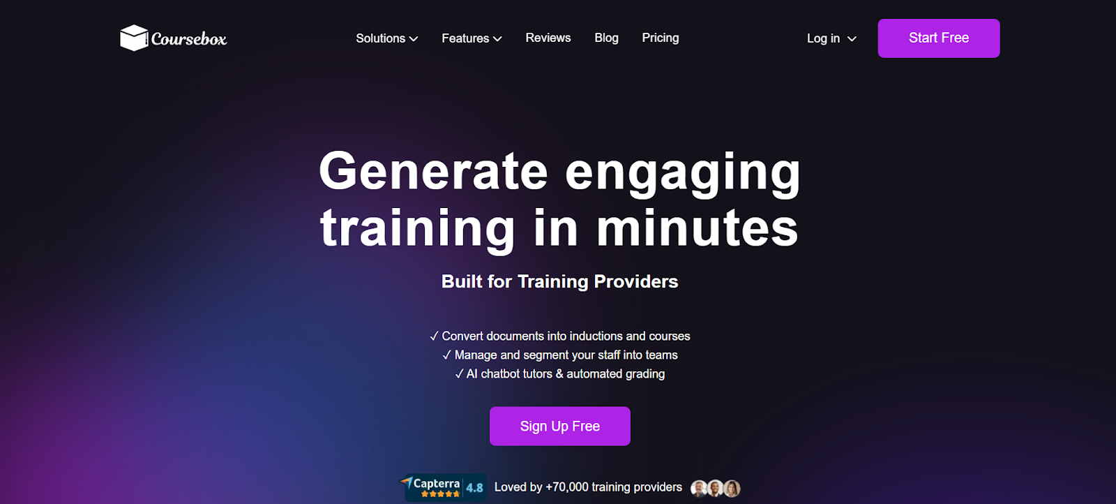 Generate engaging training in minutes