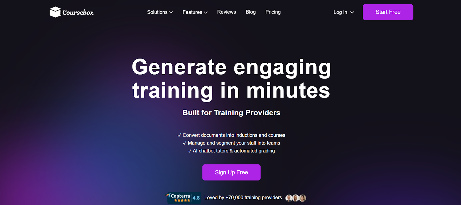 Generate engaging training in minutes
