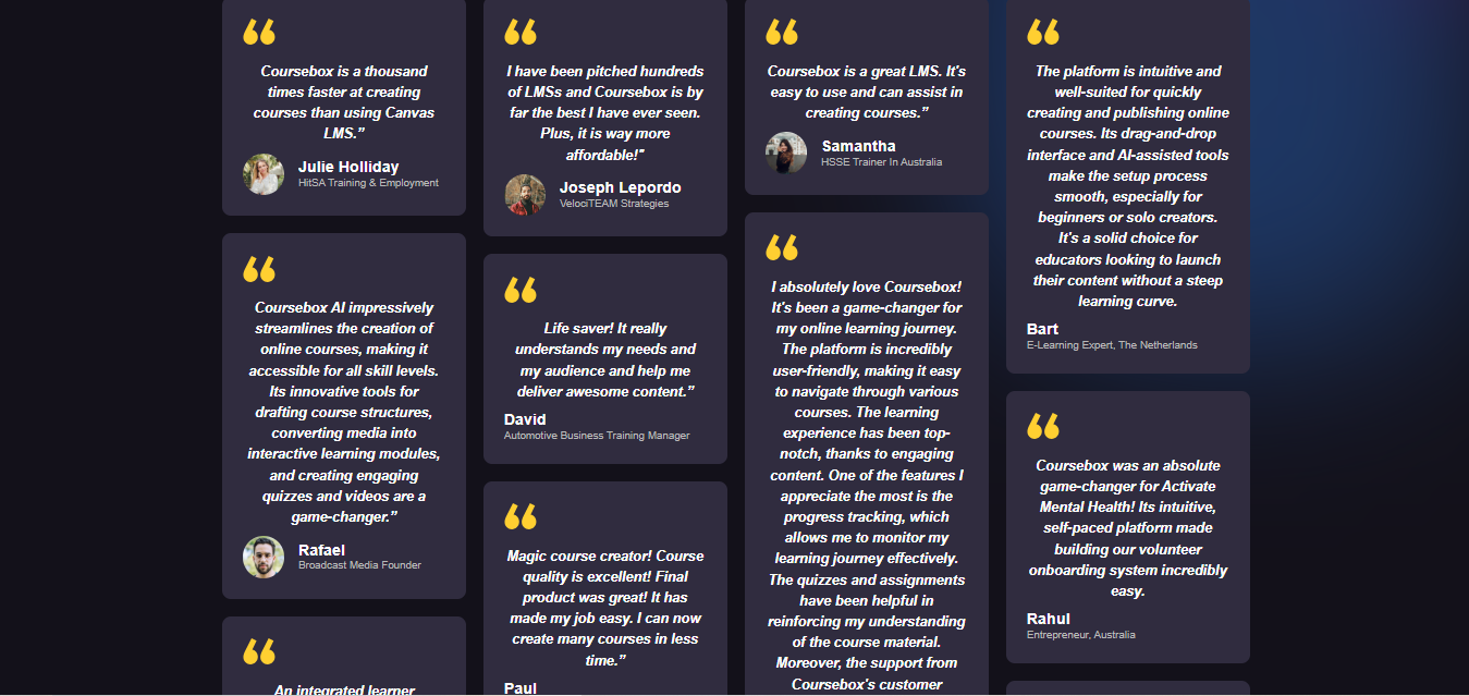 Collect Reviews and Testimonials