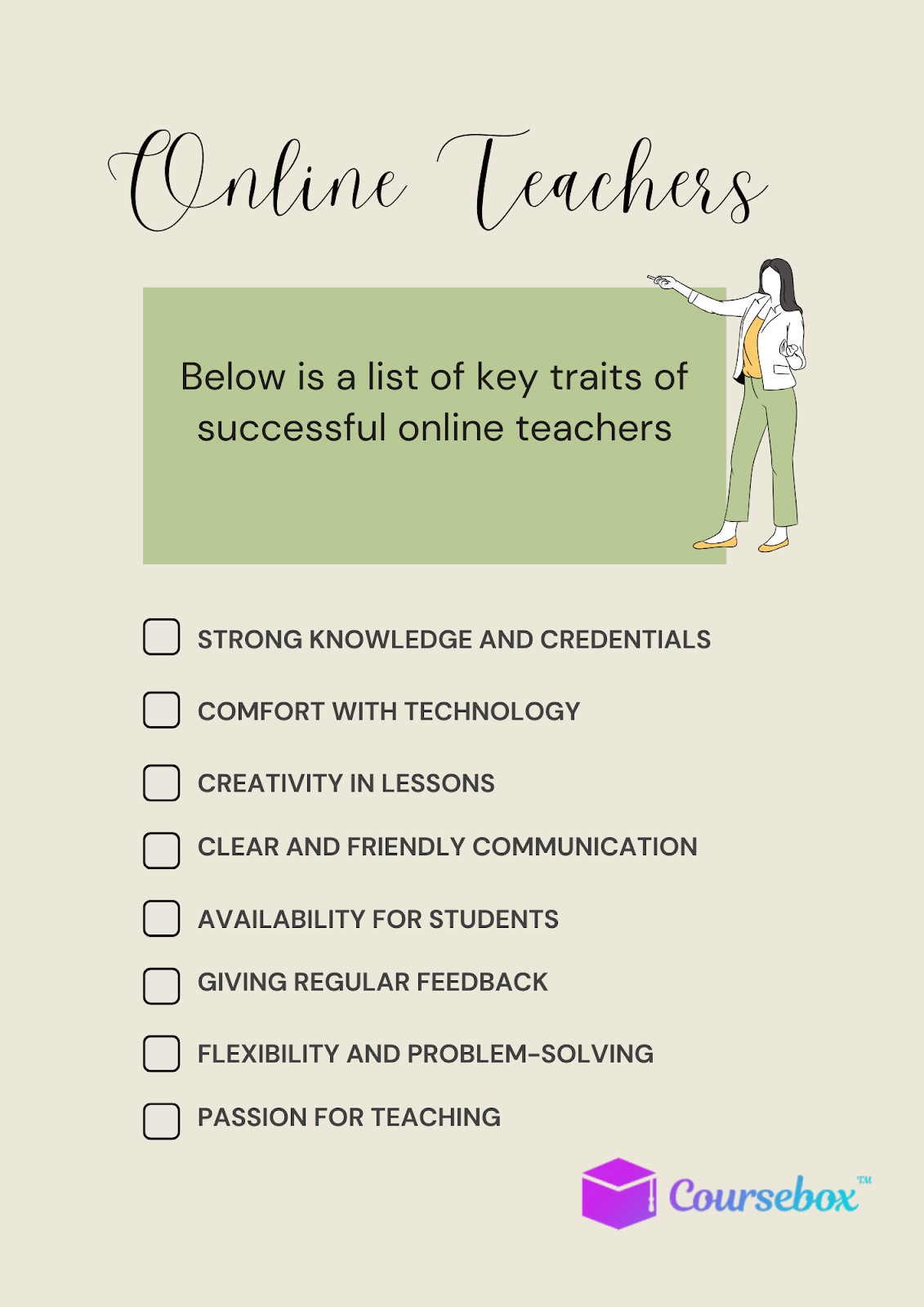 Key Traits of Online Educators