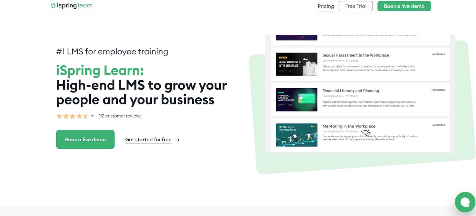 iSpring Learn Easy Cloud LMS for Small Teams