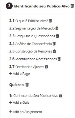 Estruture o conteúdo e crie o plano de aulas