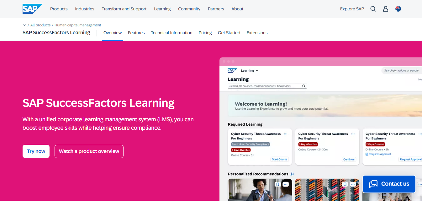 SAP SuccessFactors Learning