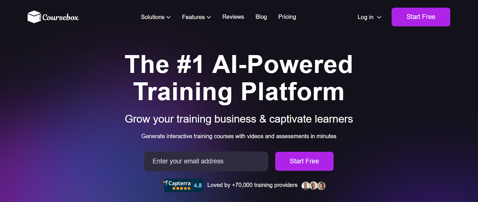 AI-Powered training platform