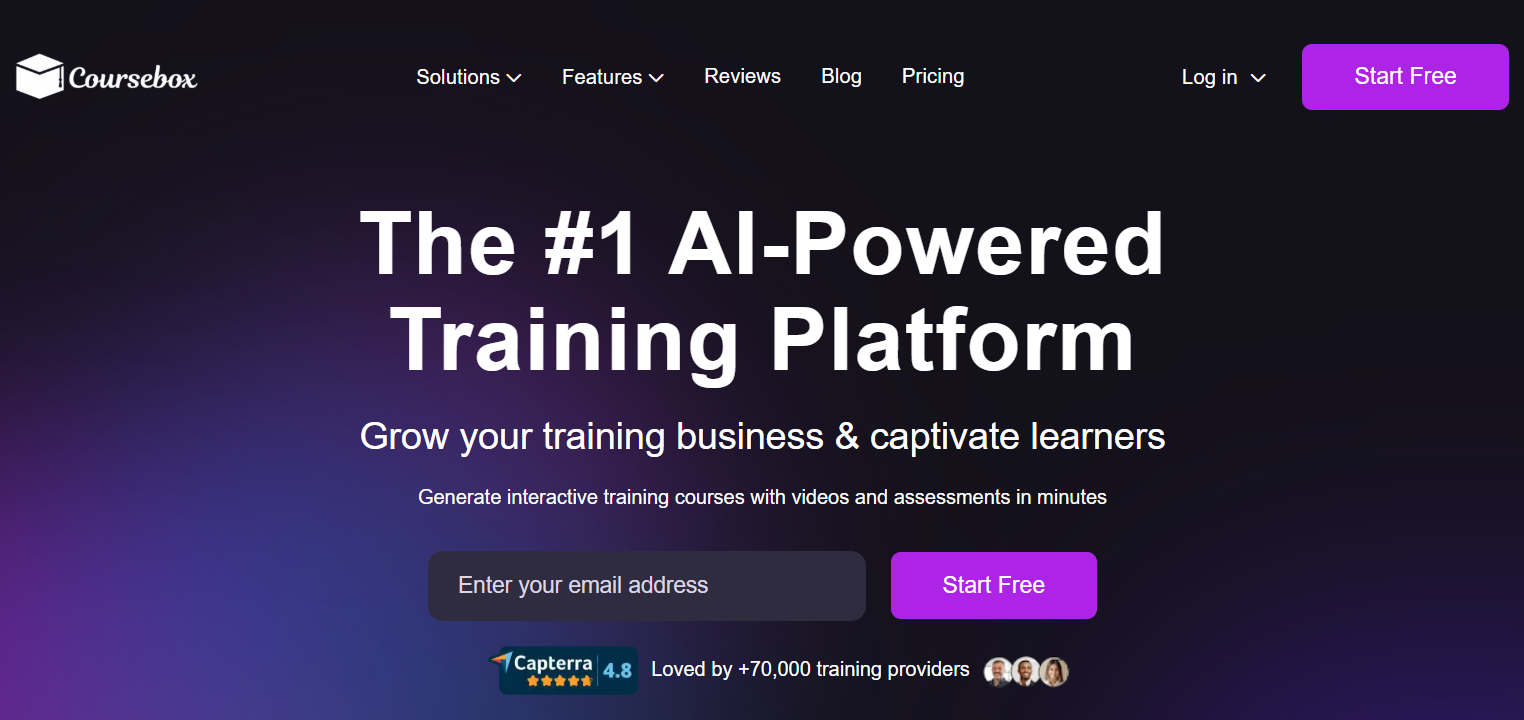 AI-Powered training platform