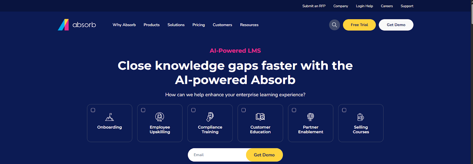 Close knowledge gaps faster with the AI-powered absorb