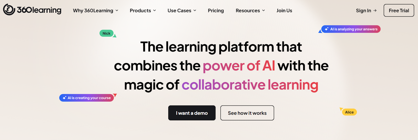 The learning platform that combines the power of AI with the magic of collaborative learning