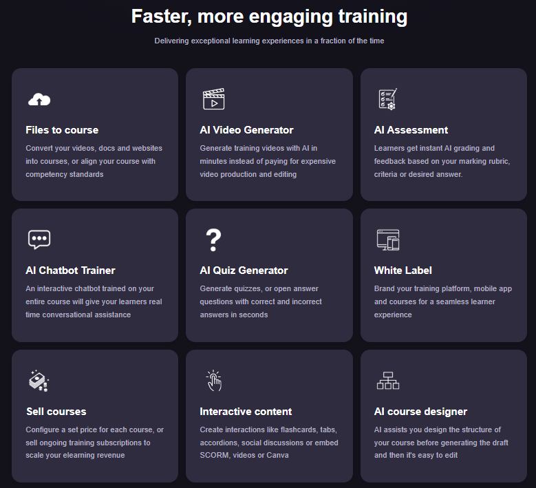 Faster and more engaging training