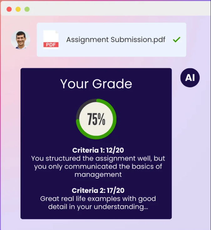 Grade criteria