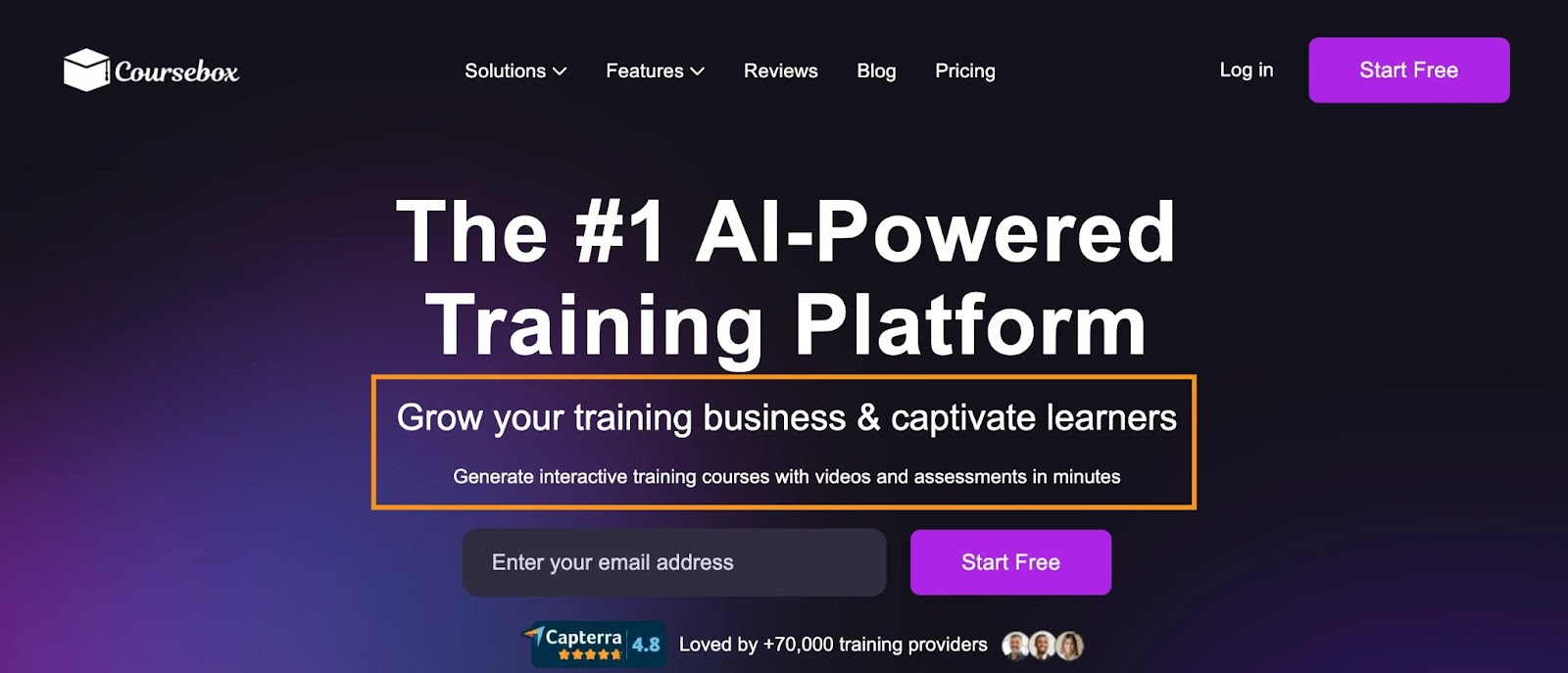 AI-Powered training platform
