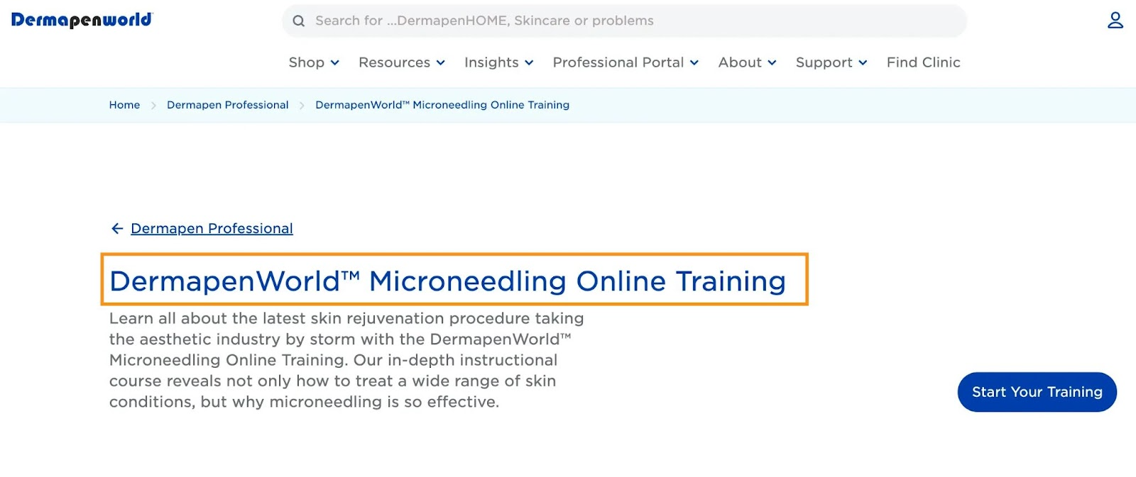 DermapenWorld™ Microneedling Online Training