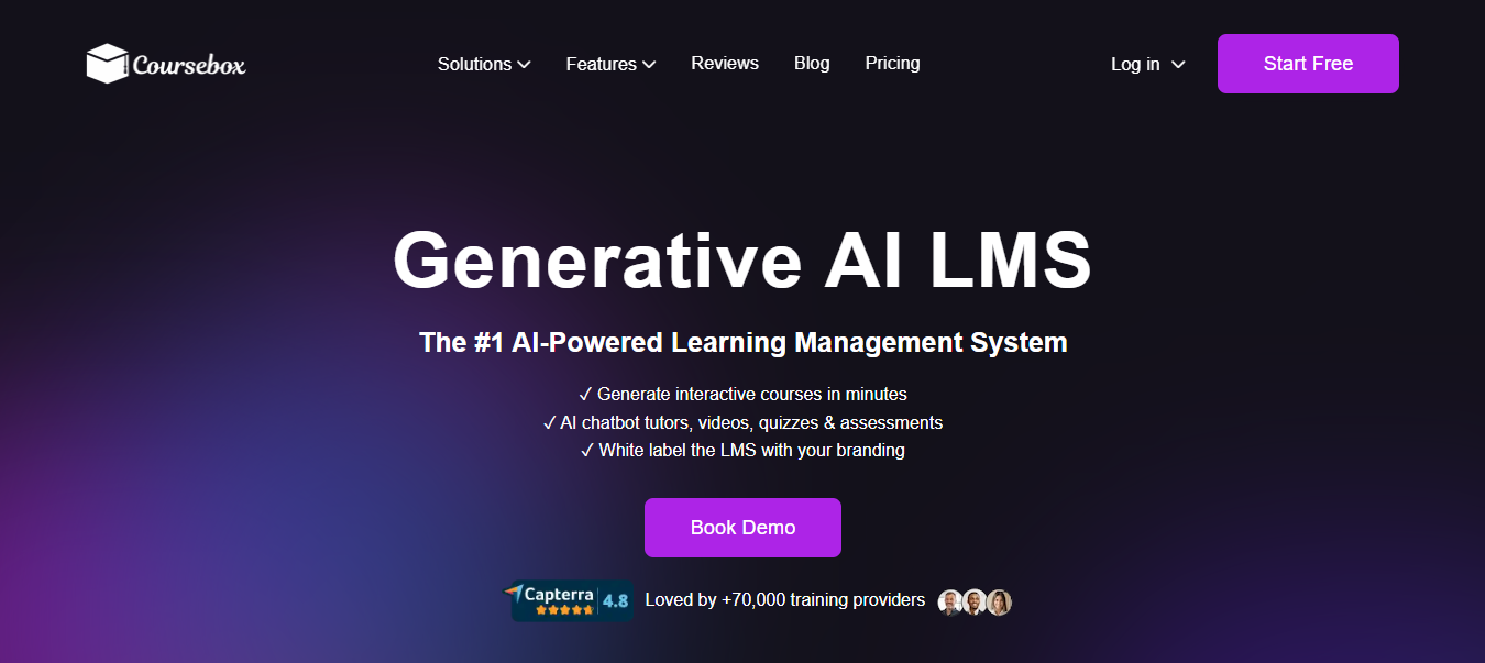 From AI-powered tools like Coursebox to other flexible platforms, there’s a wide range of options to match your budget and teaching style. Schedule a Coursebox demo to experience its innovative features that support your eLearning requirements