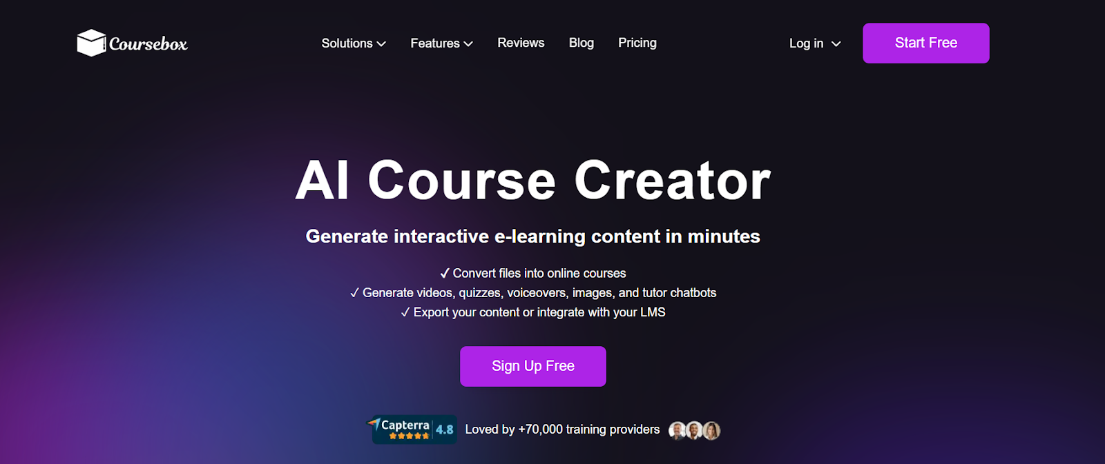 Coursebox AI course creator