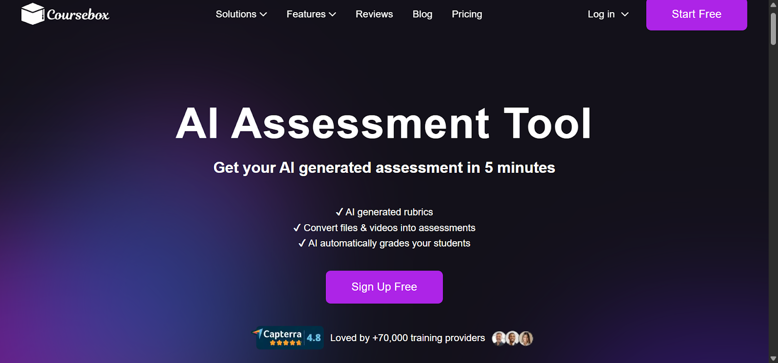 Coursebox’s AI Assessment Tool