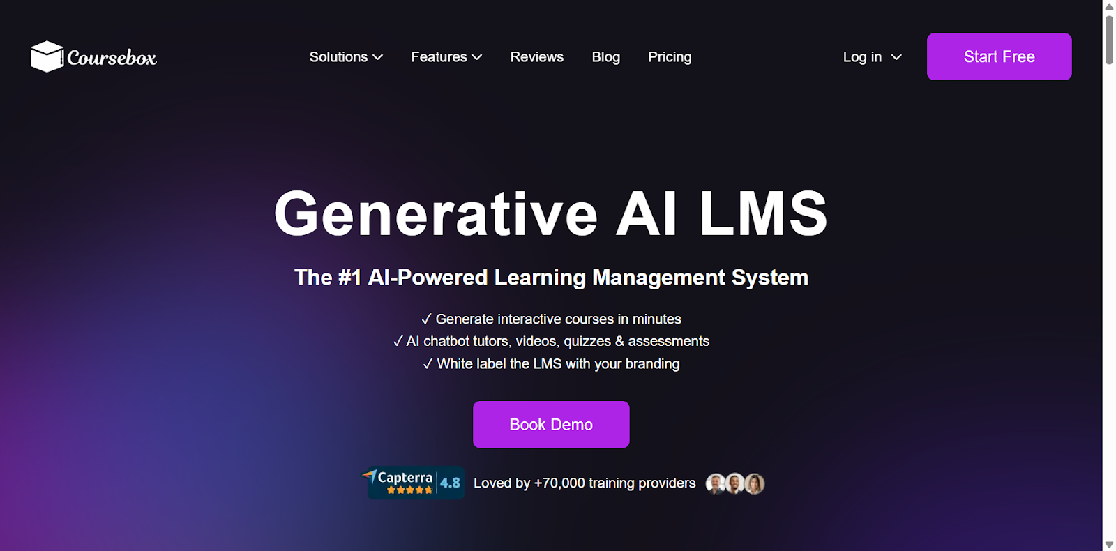 Coursebox’s Generative AI LMS