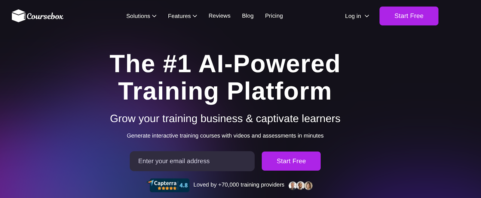 AI-powered training platform