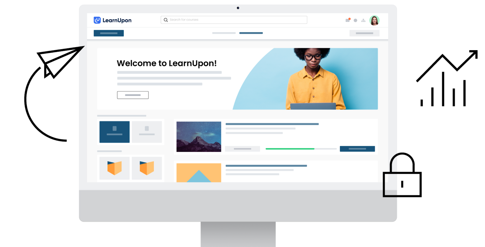 LearnUpon is a cloud-based LMS widely adopted by banks, insurance companies, and other financial institutions