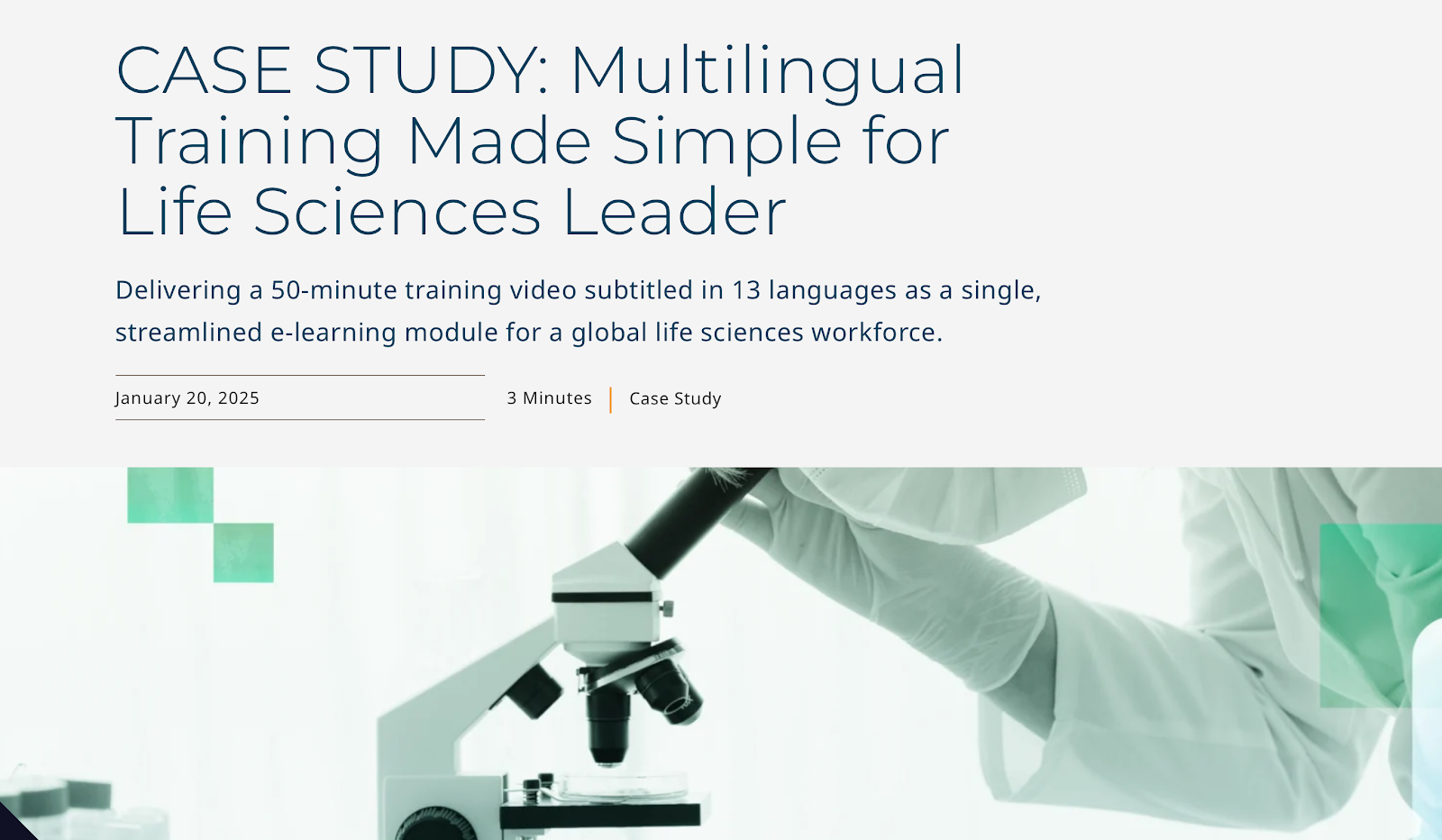 Healthcare compliance training