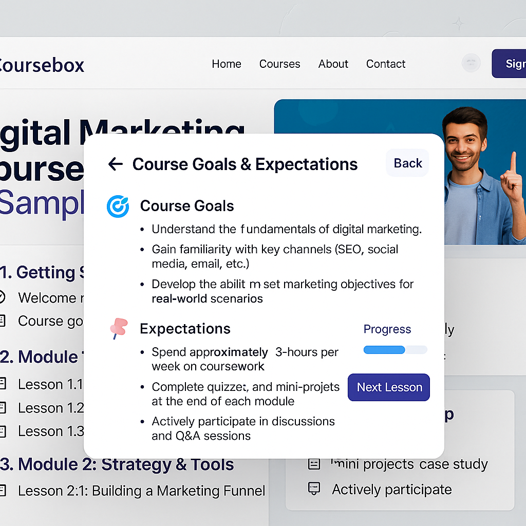 Course goals and expectations