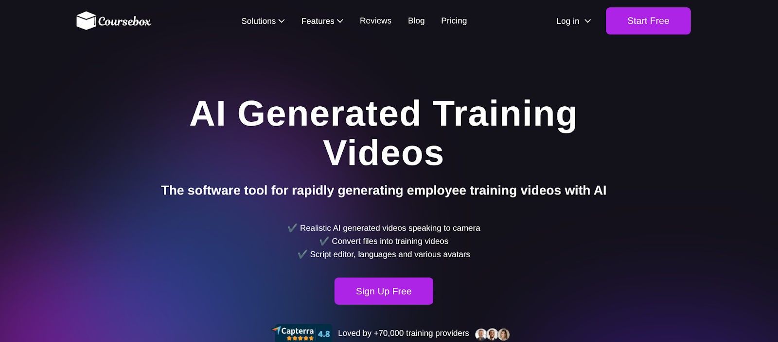 AI-generated training videos