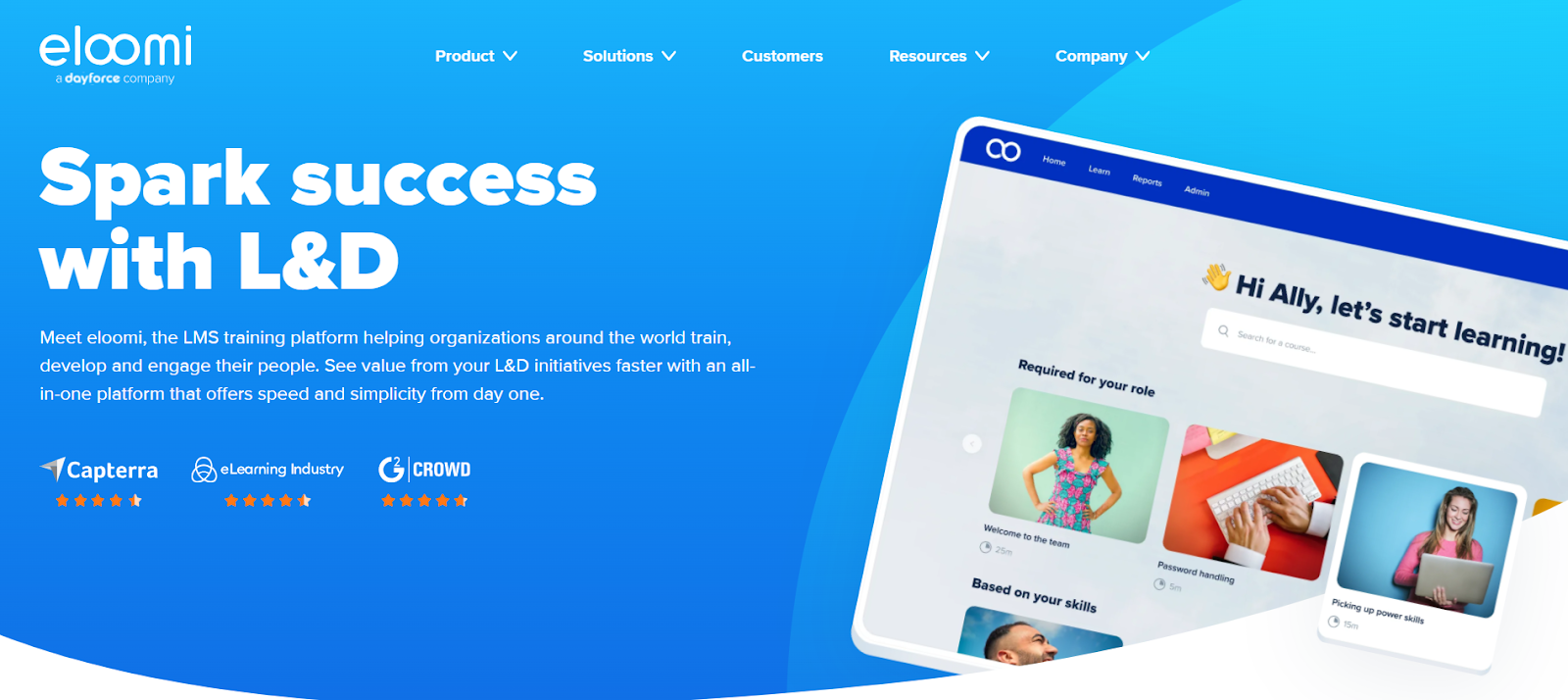 Eloomi stands out as a learning and performance platform designed to help organizations develop talent