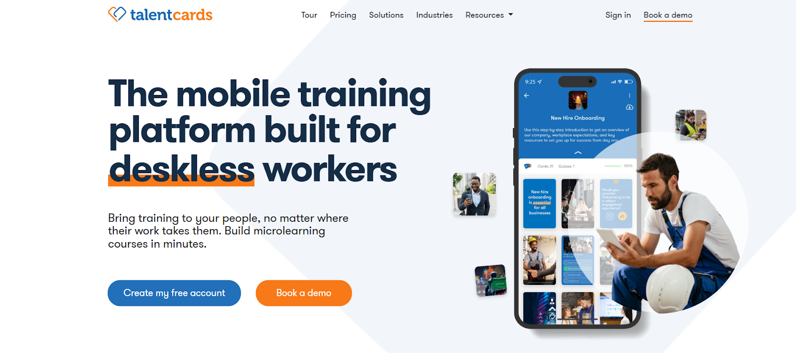 The mobile training platform built for deskless workers