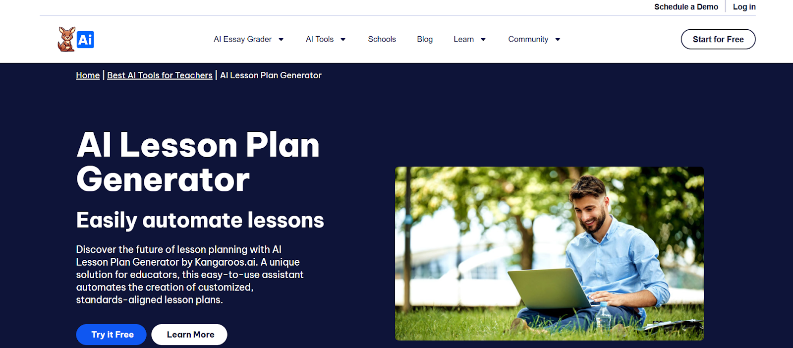AI lesson plan generator