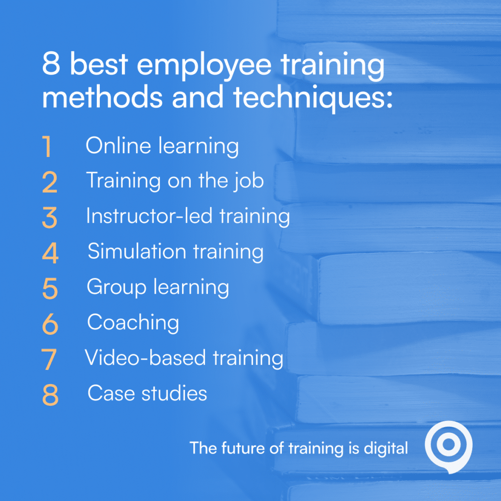 8 best employee training methods and techniques