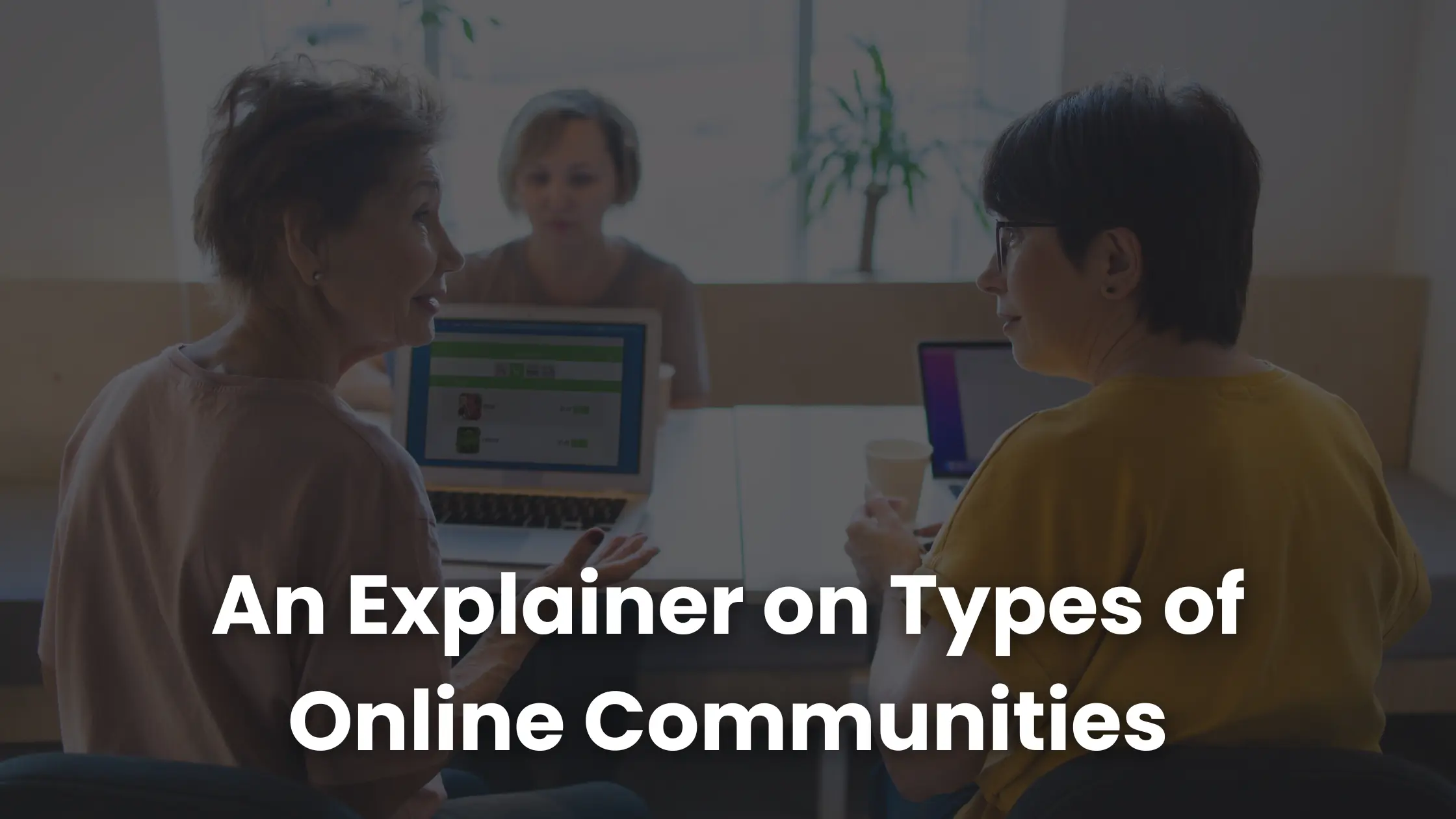온라인 커뮤니티 유형에 대한 설명