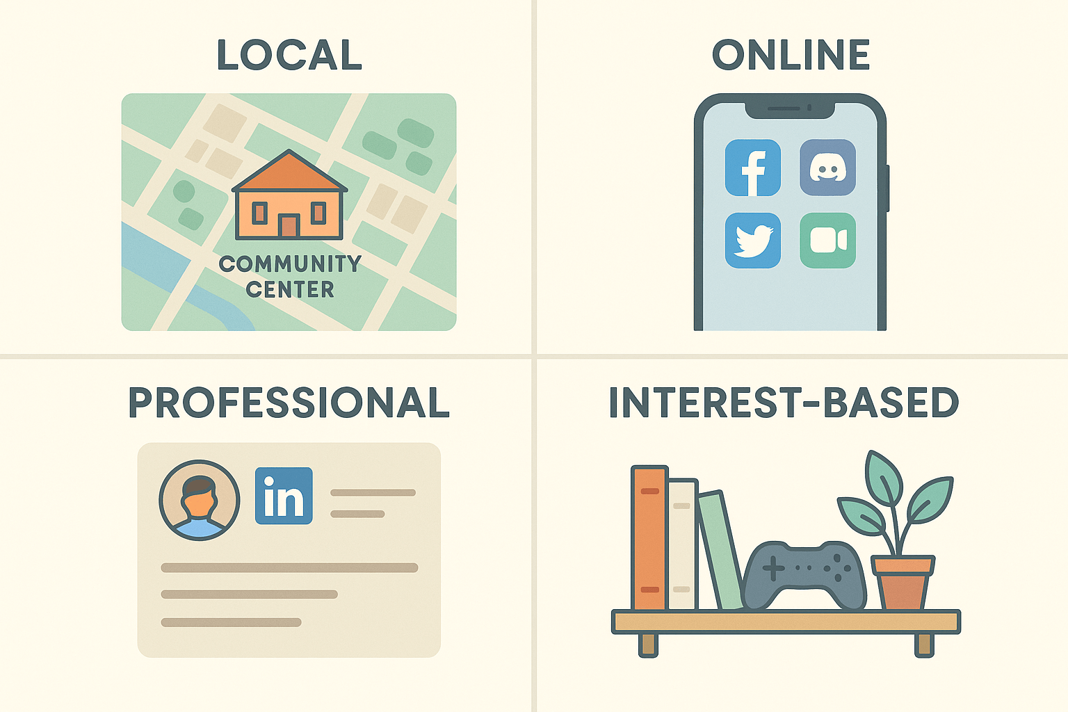Interest-Based or Social Communities