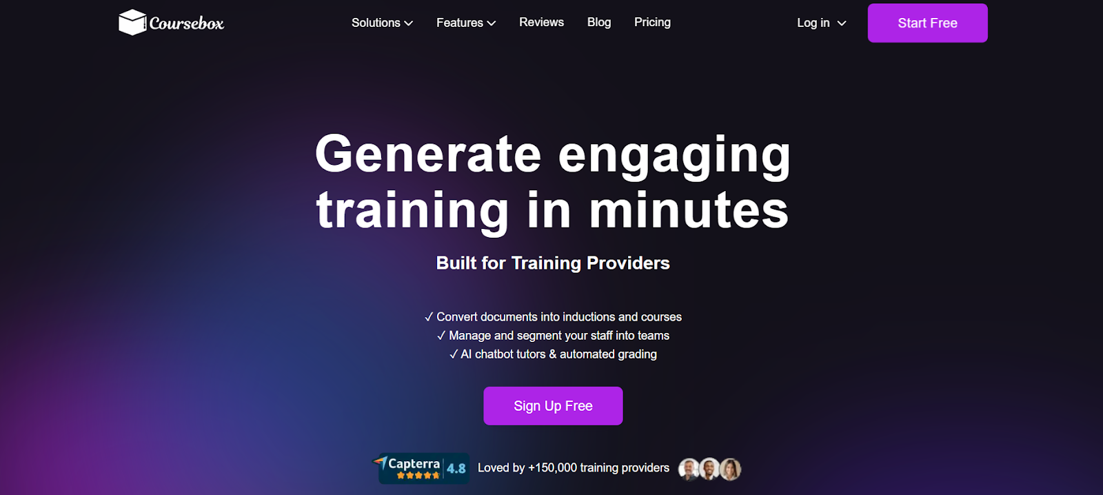 Generate engaging training in minutes