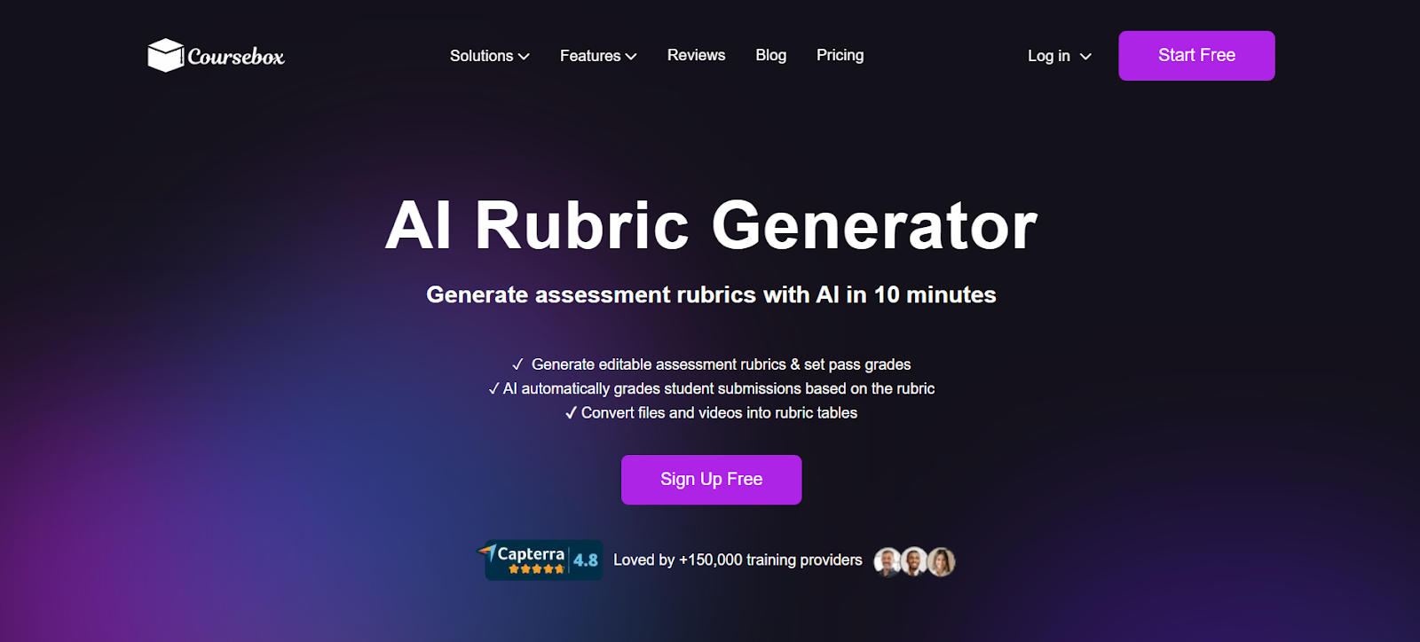 AI rubric generator