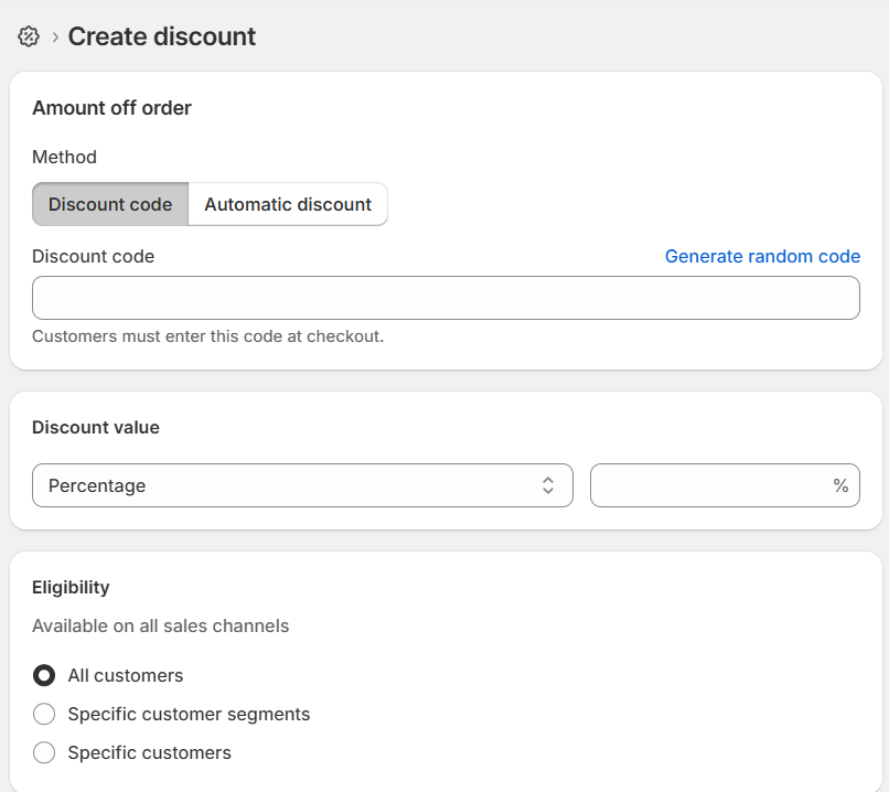 Leverage Shopify’s Built-in Marketing Tools