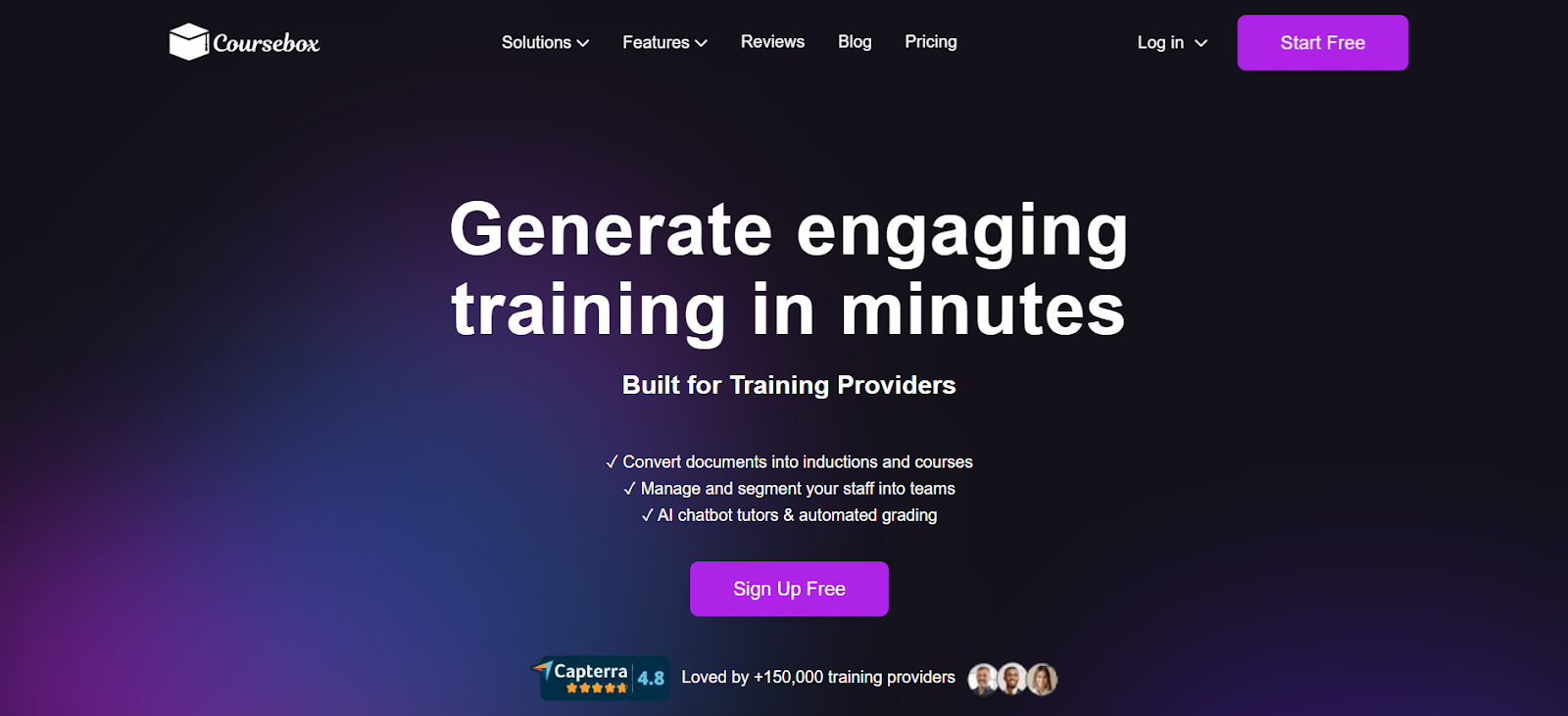 Coursebox AI (Best LMS for Staff Training Overall)