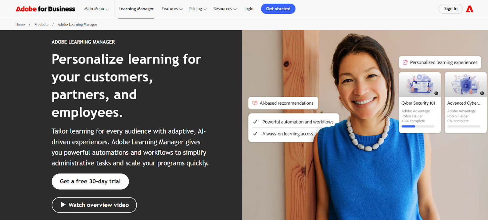 Adobe Learning Manager