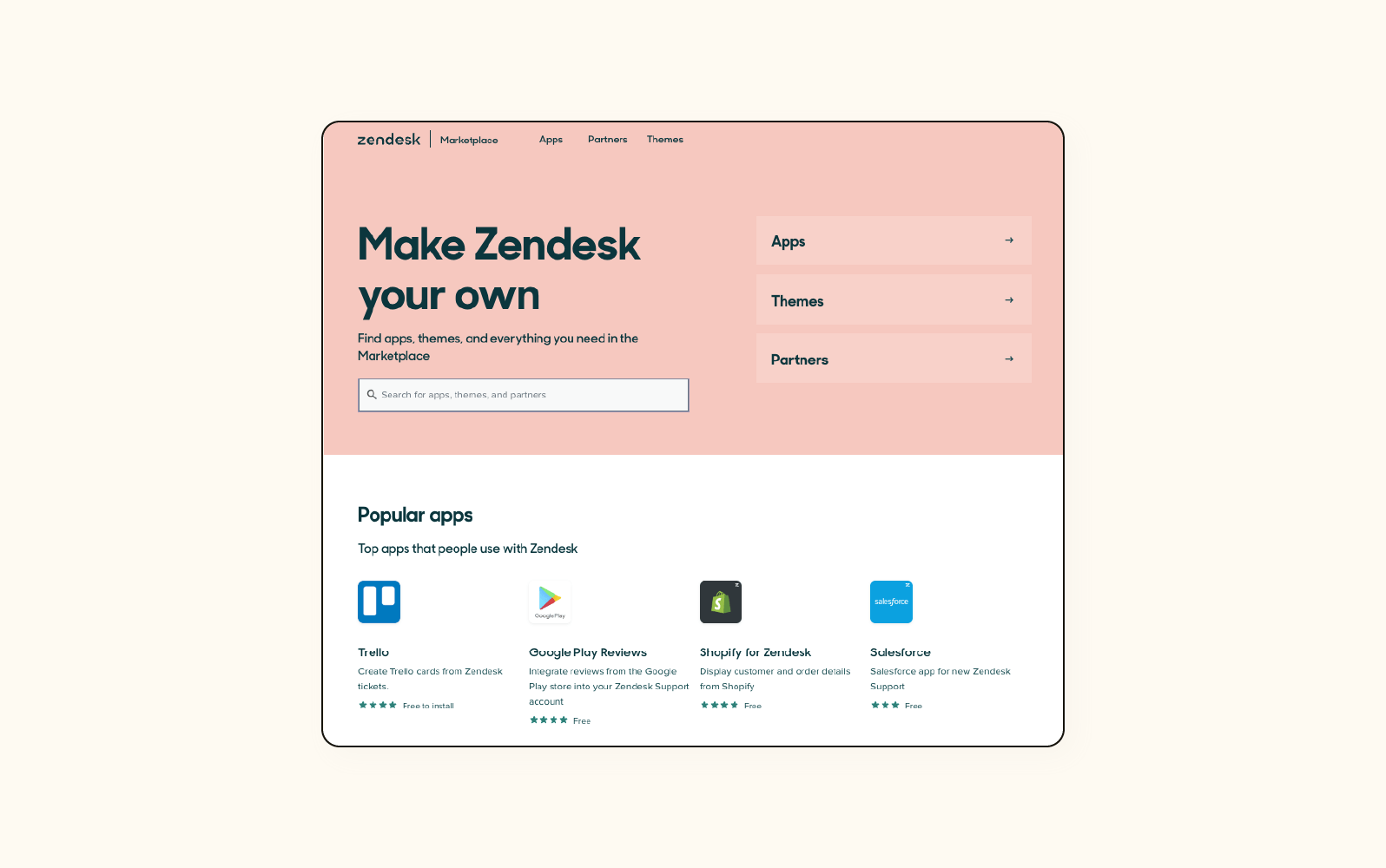 Zendesk offers easy app integrations through the Marketplace, making setup intuitive.