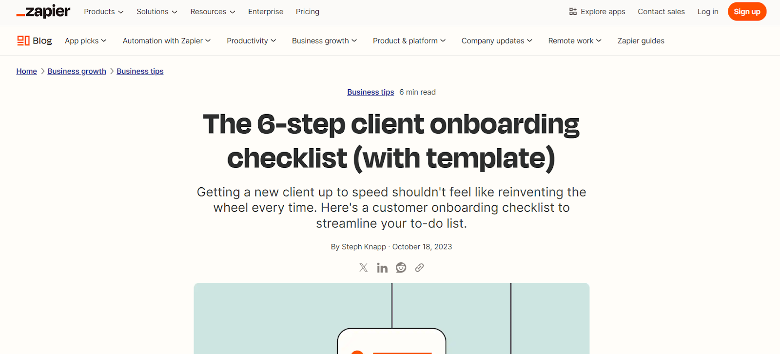 Client Onboarding Checklist (Zapier)