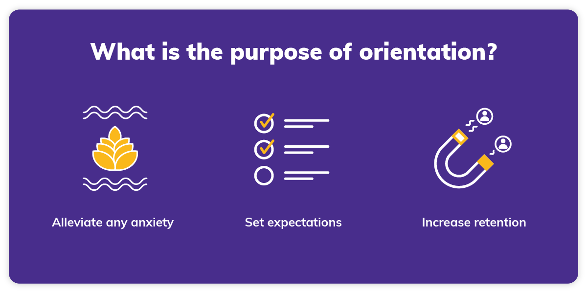 Purpose of Employee Orientation