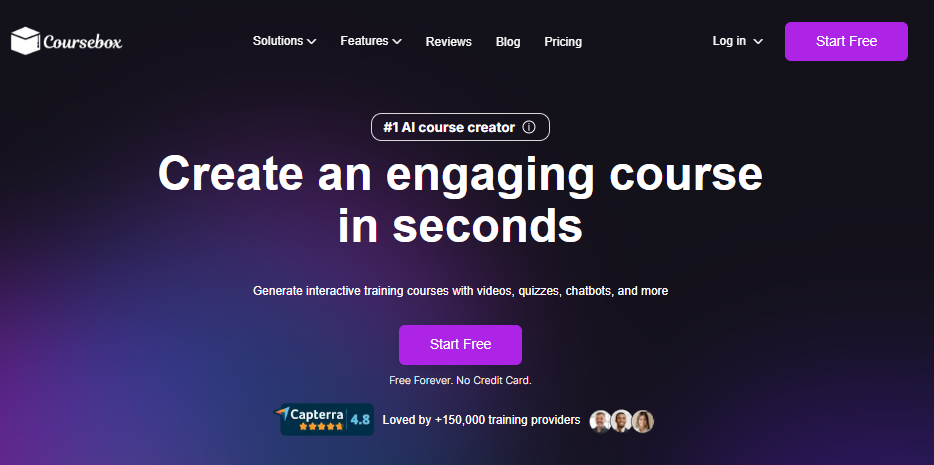 Create an engaging course in seconds