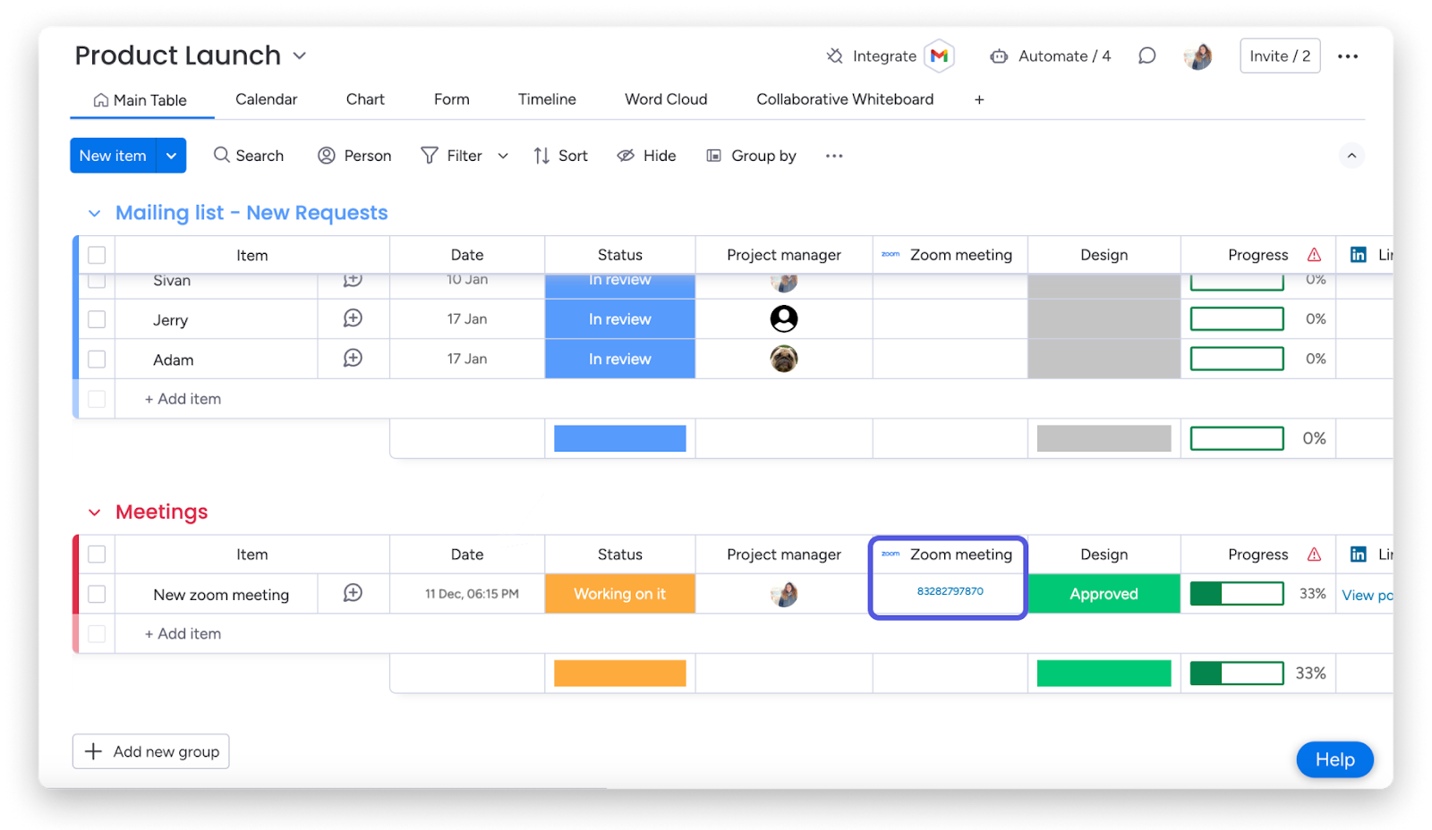 Video Conferencing Integrations