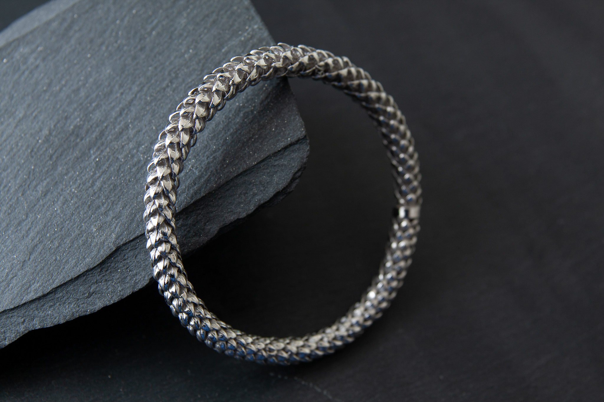 Armreif in Weissgold 750