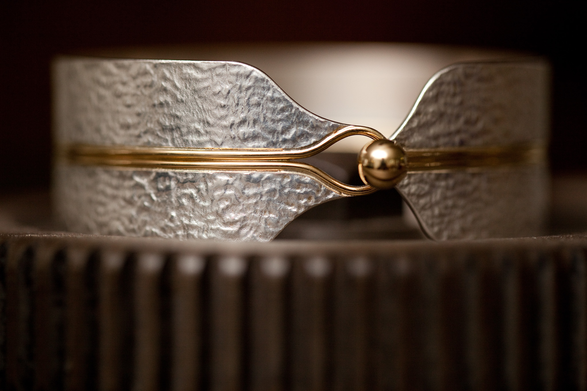 Armreif in Silber 925 / Gelbgold 750