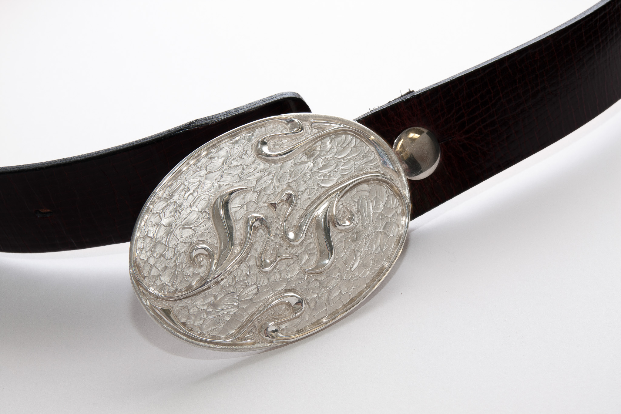 Gurtschnalle in Silber 925