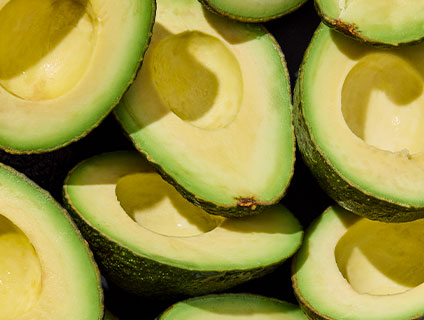 Detail photograph of a salad