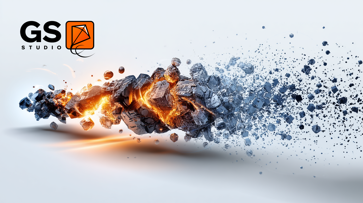 Dynamic visualization of scalable modular production systems used by GS Studio for efficient game development pipelines.