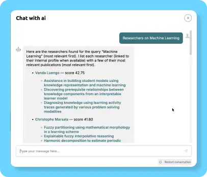 Explore your ecosystem through AI-powered natural language queries