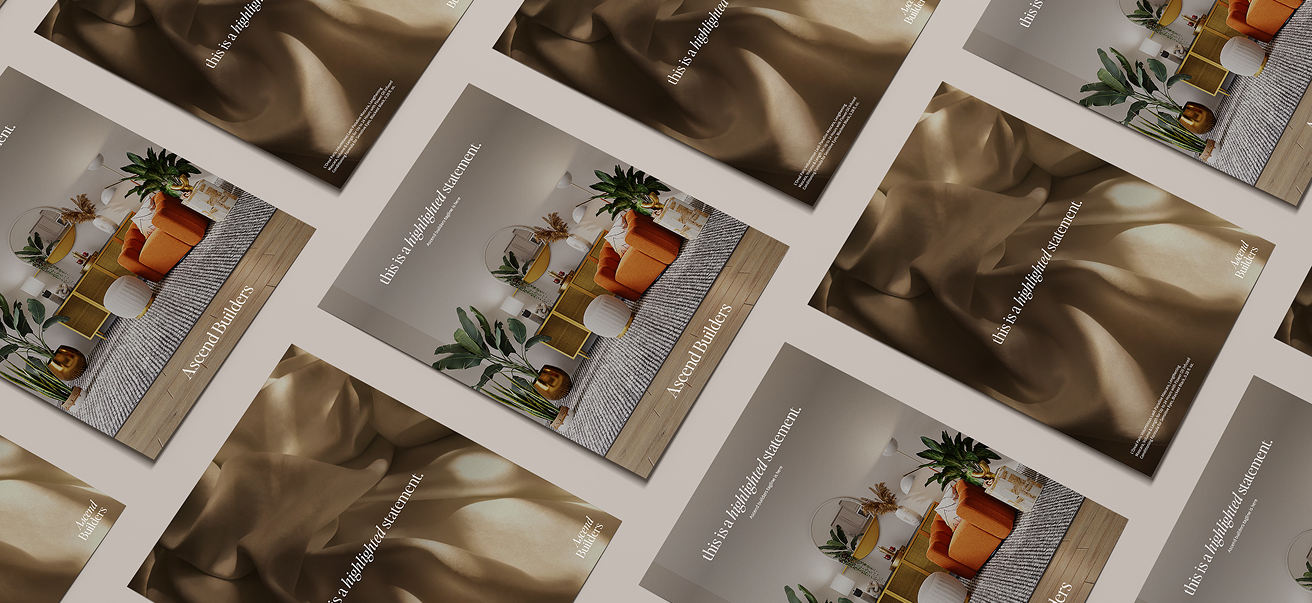 Ascend Many Brochure Mockups