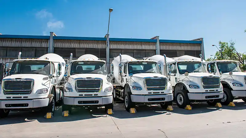 Fleet of vocational trucks